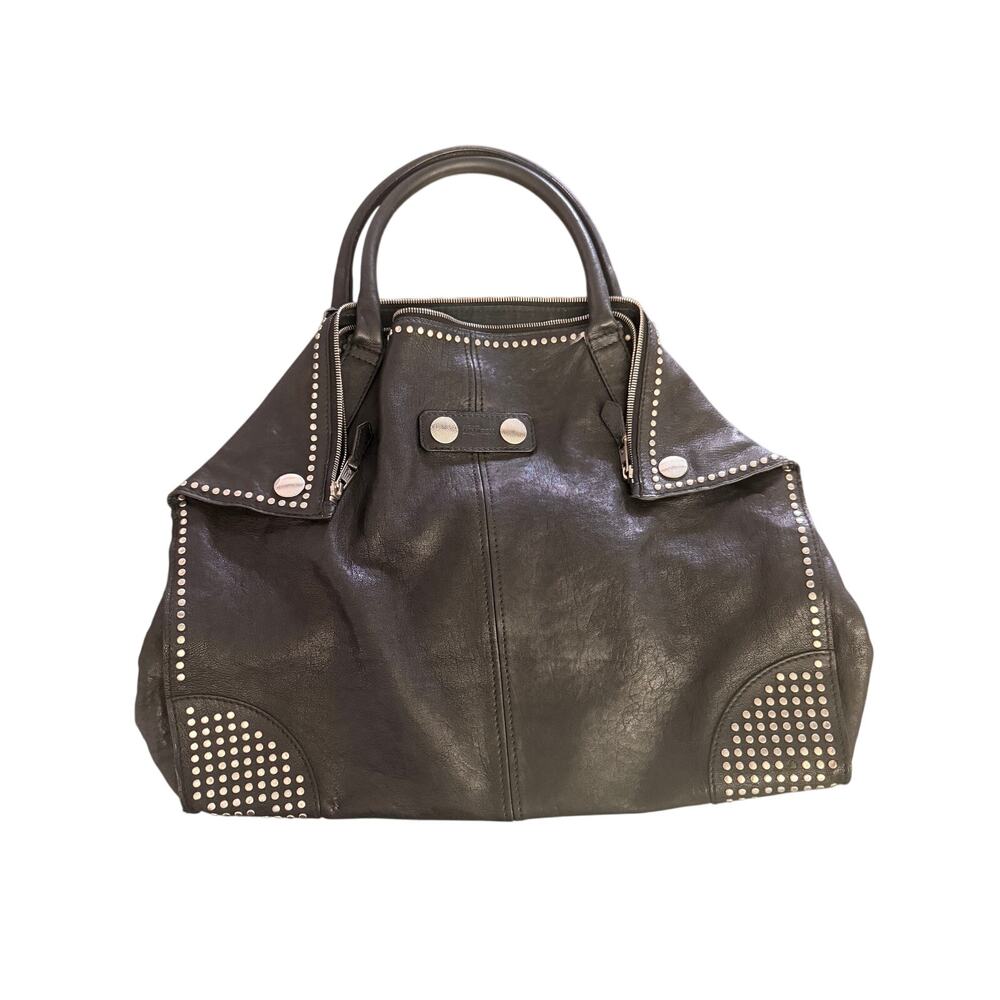 Alexander McQueen Large Studded Leather Tote Bag
